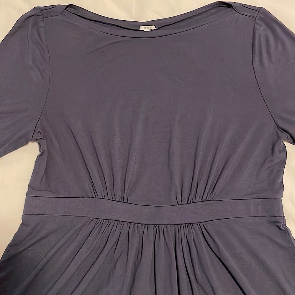 J. Crew, Size Medium, Solid Grey Dress - image 1